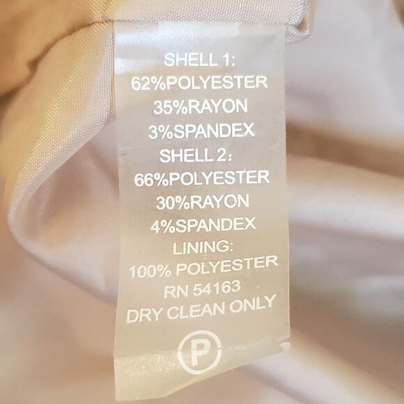 Calvin Klein Colorblock Sheath Dress - Tan & Black, Size 18W - Picture 7 of 8